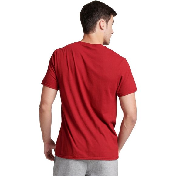 Men Dri Power Short Sleeve Cardinal T Shirt Moisture Wicking Odor Protection UPF - Picture 4 of 4